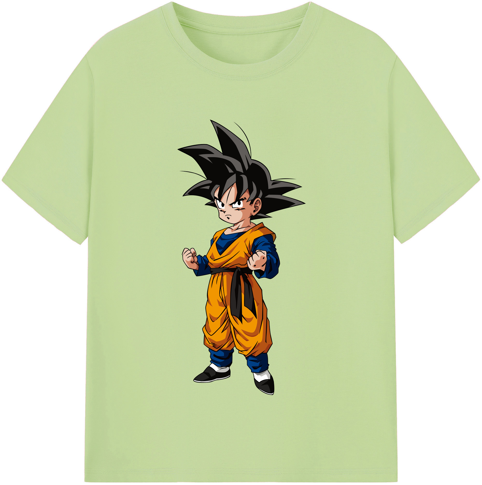 （画像用） ドラゴンボール 孫悟空（そん ごくう）Son Goku カカロット DRAGON BALL Kakarotto 綿100％半袖Tシャツ（フロントプリント）